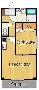 ロハスM【1階】の間取り