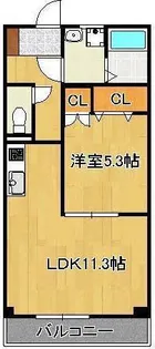 ロハスM【5階】の間取り