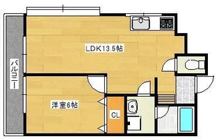 ROCKAURUMBLDG【3階】の間取り