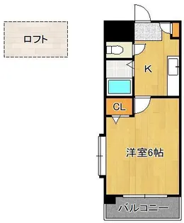 ロイヤルヒルズ黒崎壱番館【4階】の間取り