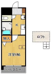 ロイヤルヒルズ黒崎壱番館【6階】の間取り