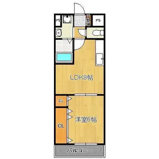 サンピア紅梅【7階】の間取り