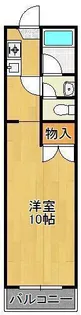ベルハウス穴生【4階】の間取り