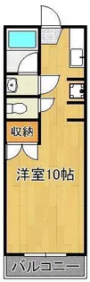 ベルハウス穴生【2階】の間取り