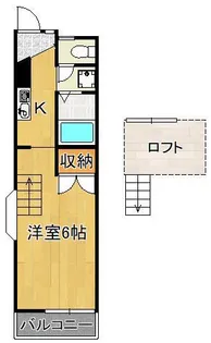 プラザ ドゥ アトレ【2階】の間取り