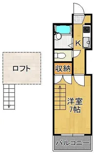 アイディール【2階】の間取り