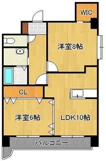 ユリシーズK【6階】の間取り