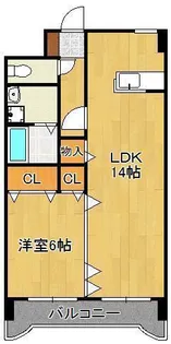 ユリシーズK【5階】の間取り