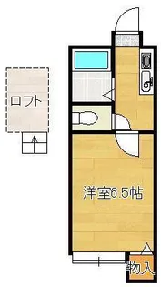 パンシオン森下 A棟【1階】の間取り