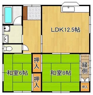 福岡県北九州市八幡西区則松6丁目【一戸建】の間取り