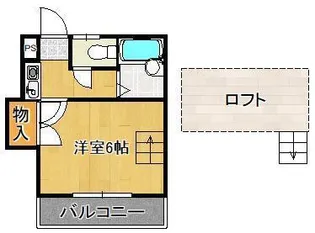 ウェーブ皇后崎【2階】の間取り