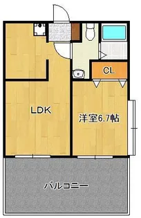 プレステージ・デル・クラシック【10階】の間取り