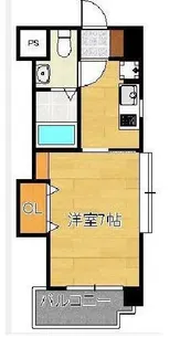 1Kの間取り画像