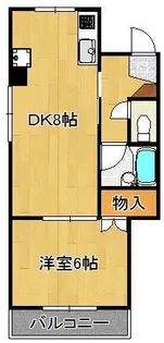 パークハイツ黒崎Ⅰ【1階】の間取り