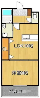 アベニュー清納【4階】の間取り