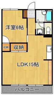 ハイツはるみつ【2階】の間取り