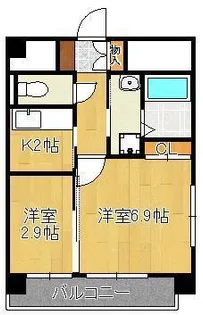 アベニュー黒崎【3階】の間取り