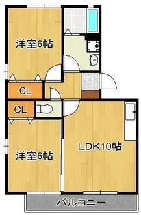 ノートルアージュブラン【2階】の間取り