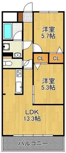 ルネックスⅡ【7階】の間取り