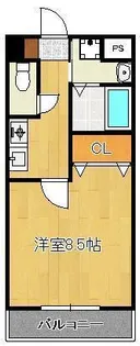 グランド・コスモ【2階】の間取り