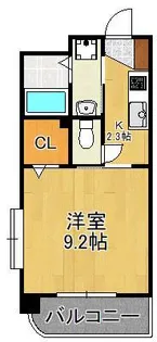 エヴァーグリーンM【5階】の間取り