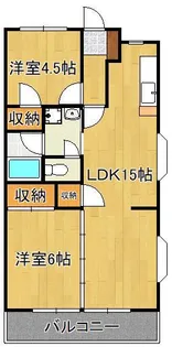 エミネンス穴生【2階】の間取り