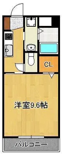 セレスタイト黒崎【6階】の間取り