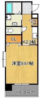 セレスタイト黒崎【7階】の間取り