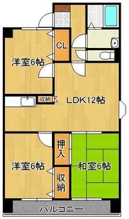 アビタシオンオキ【4階】の間取り