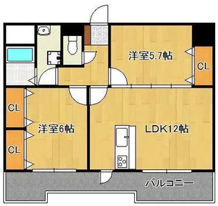 Etrange【2階】の間取り