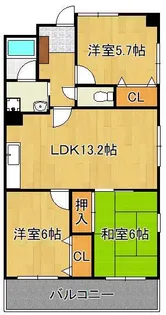 珪州館Ⅱ【4階】の間取り