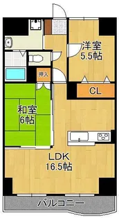 アヴァンセ陣原駅前【4階】の間取り