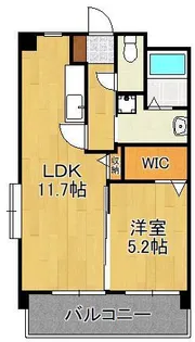 エラン黒崎【6階】の間取り