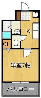 ラ・レジダンス・ド・サントゥール【3階】の間取り