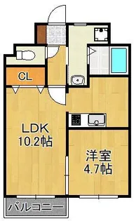 T-FLAT58【5階】の間取り