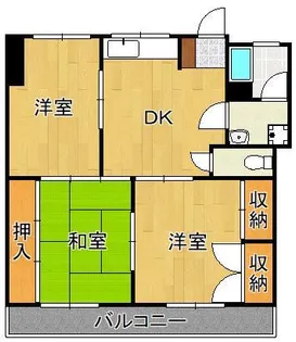 KASAGI Ⅰ【2階】の間取り