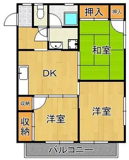 KASAGI Ⅰ【2階】の間取り