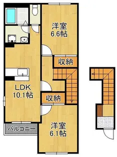花みずき2【2階】の間取り