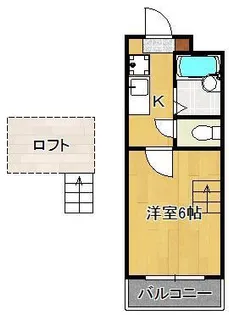 1Kの間取り画像