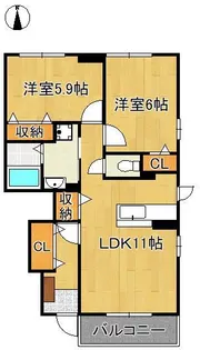 サンドリーム【1階】の間取り