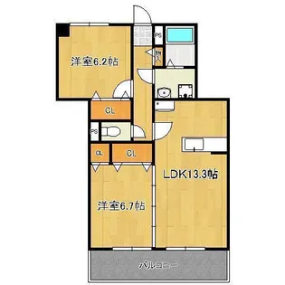 LEGACY−Ⅰ【2階】の間取り