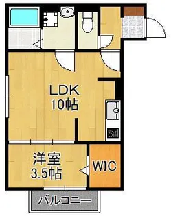 ソレイユ鳴水【2階】の間取り
