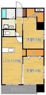 WIN黒崎【9階】の間取り