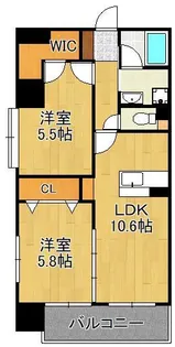 WIN黒崎【9階】の間取り