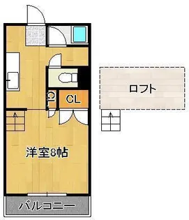 シティベール西王子Ⅱ【1階】の間取り