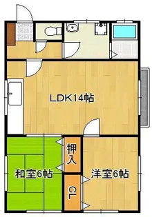 コーポ山本(東川頭町)【2階】の間取り