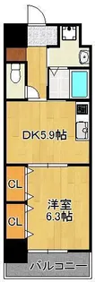 グランドツイン黒崎【12階】の間取り