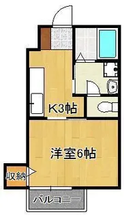サンハイム本町【1階】の間取り