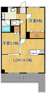 THE SQUARE KOBAI PREMIUM【4階】の間取り