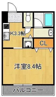 THE SQUARE KOBAI PREMIUM【5階】の間取り